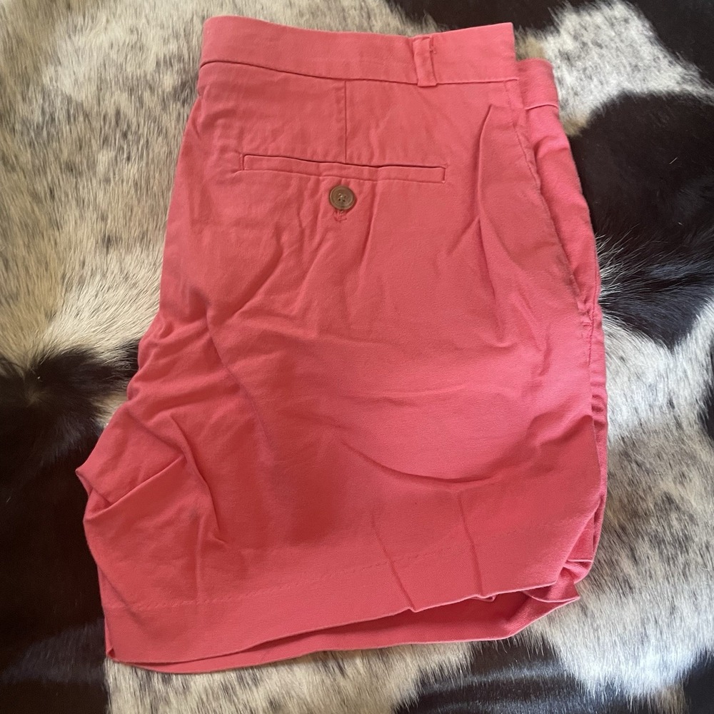 Banana Republic Size 6 Coral Shorts Pockets Belt Loops